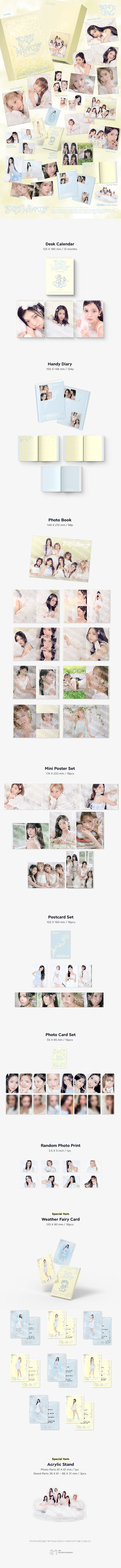 [PRE-ORDER] Heart2Hearts 2027 Seasons Greetings 'Fairy Hearts'
