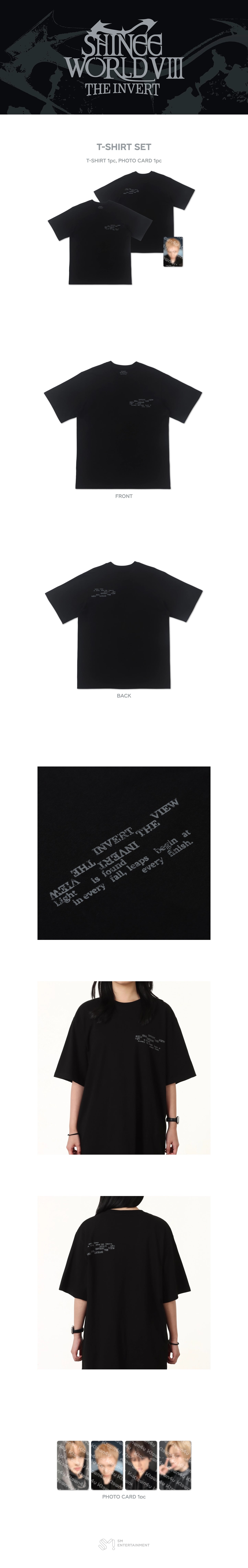 [PRE-ORDER] T-Shirt Set - SHINee 2026 World Tour [THE INVERT] MD