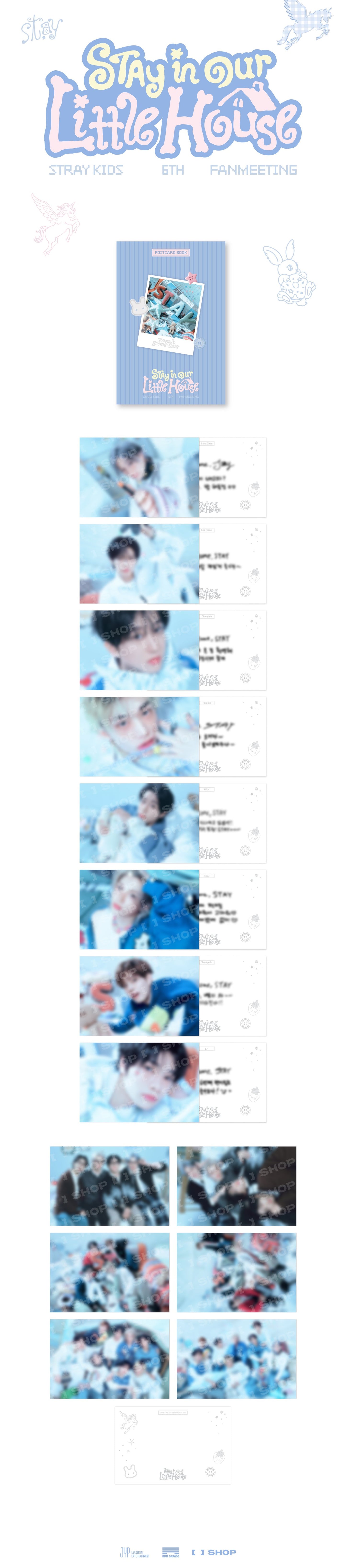 [PRE-ORDER] Postcard Book - Stray Kids 6th Fanmeeting 'STAY in Our Little House' MD