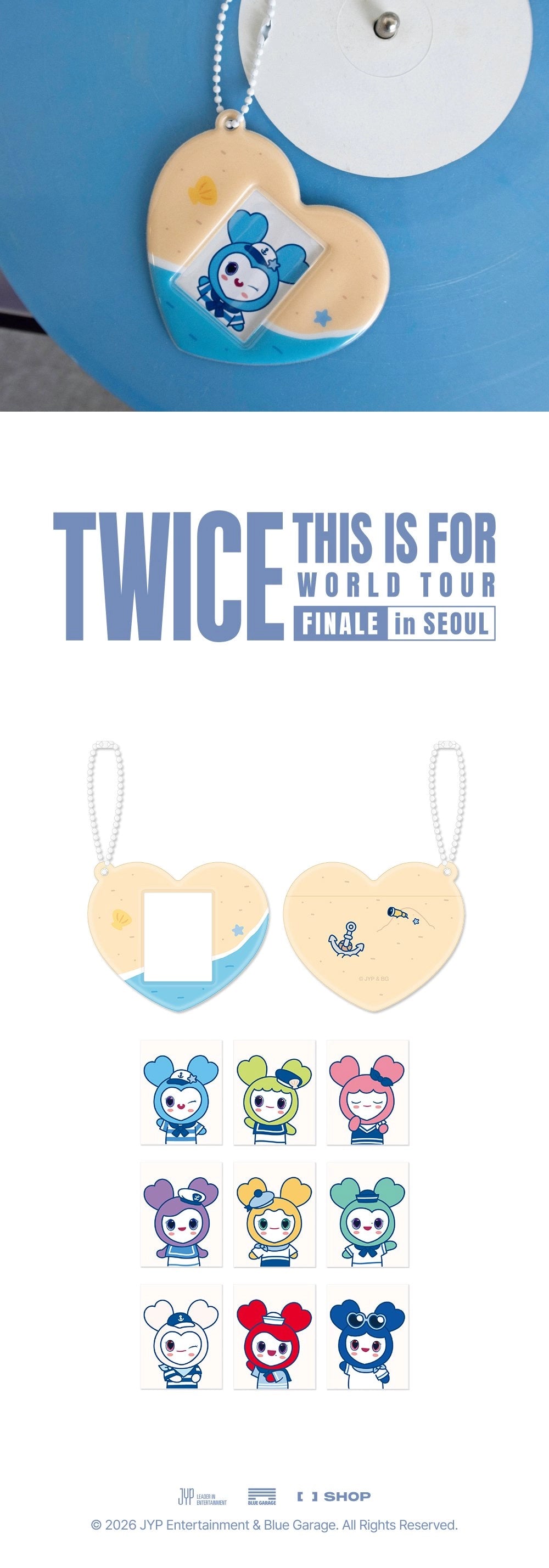 [PRE-ORDER] Lovely ID Photo Holder Set - TWICE 2026 World Tour 'THIS IS FOR' Finale in Seoul MD