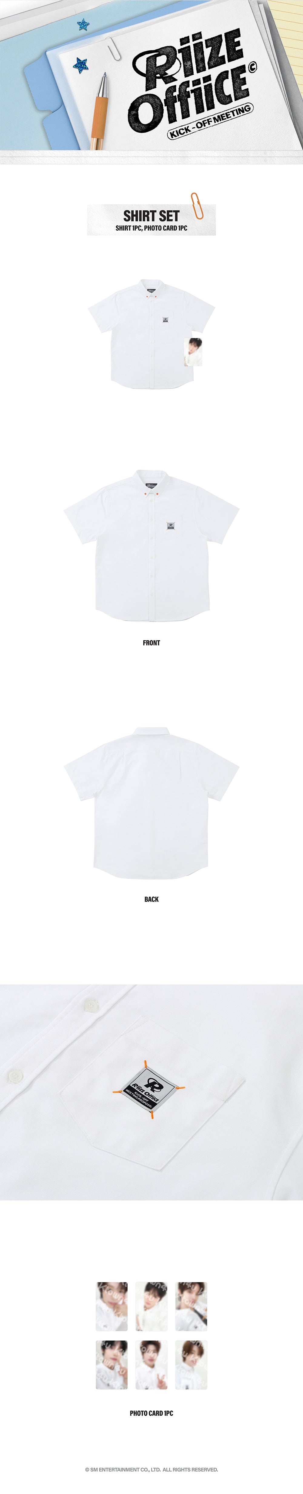 [PRE-ORDER] Shirt Set - RIIZE 2026 1000 Days Fan Party [RIIZE OFFICE] MD