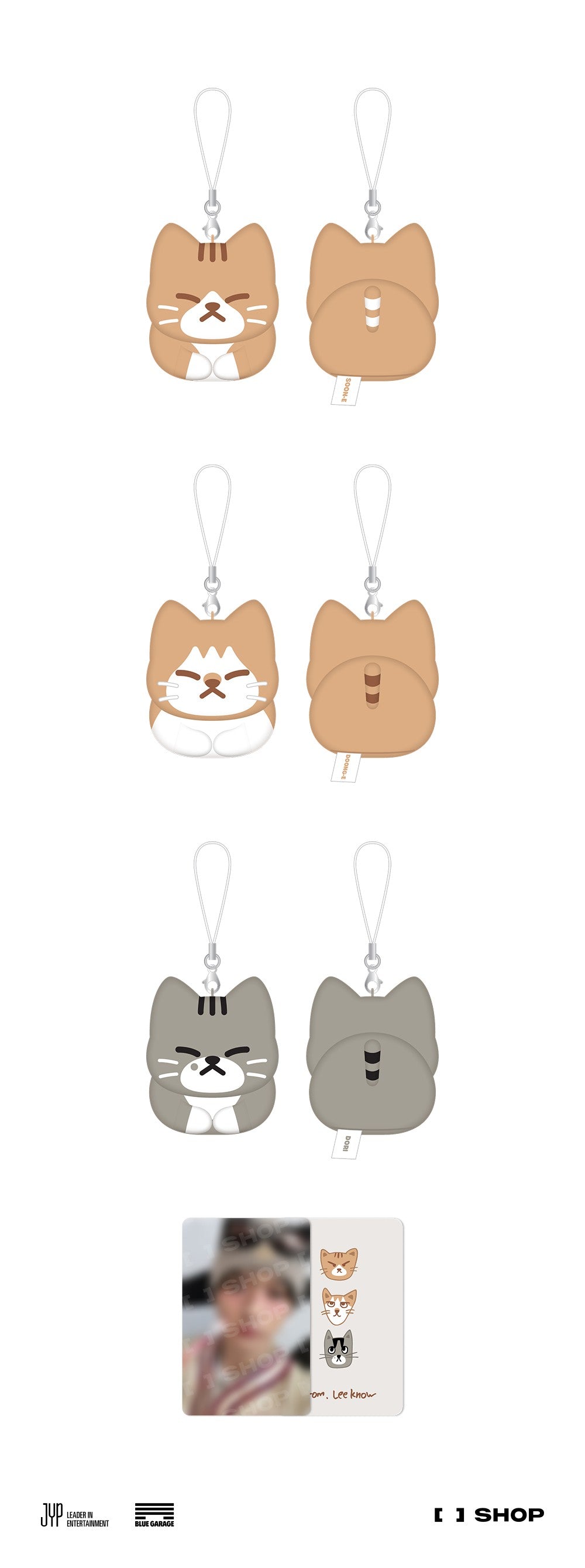 [RESTOCK] Soon-Doong-Dori Keyring Set BY LEE KNOW - Stray Kids DominATE CelebrATE Pop-up Store MD