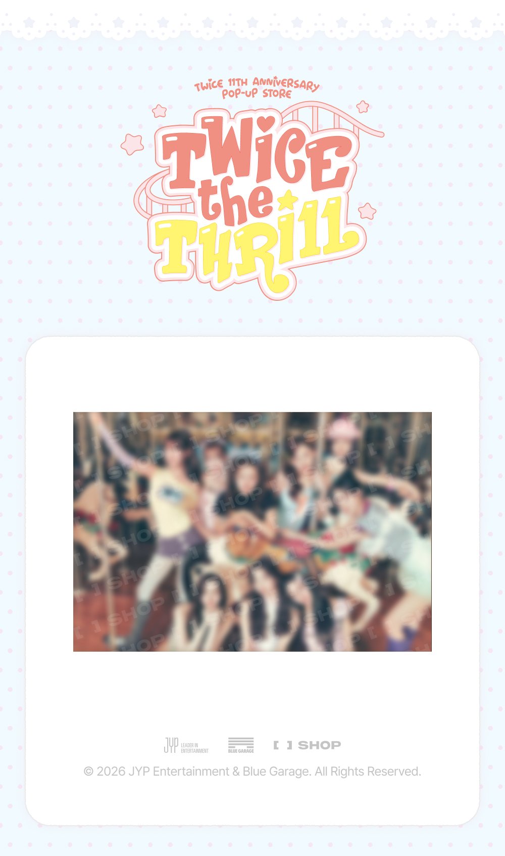 [PRE-ORDER] Fabric Poster - TWICE THE THRILL Pop Up MD