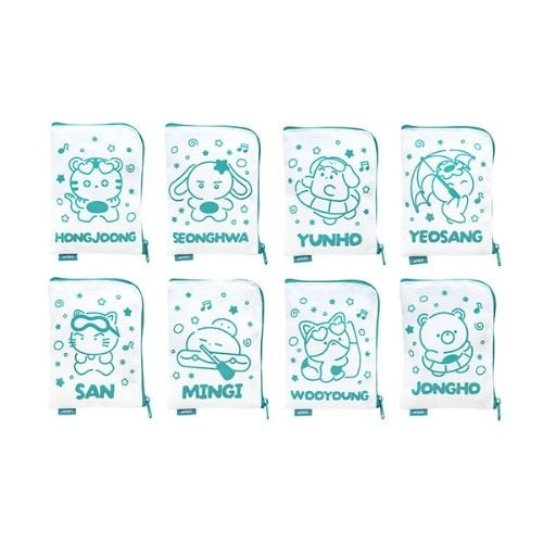 [PRE-ORDER] Random Mini Pouch - ATEEZ 8th Anniversary Exhibition : BLUE DRIFT MD