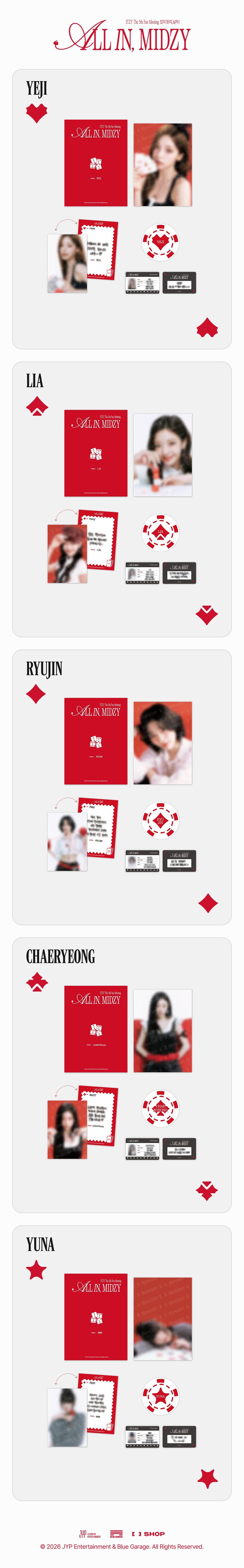 [PRE-ORDER] Photo Set - ITZY 5th Fanmeeting 'All In, MIDZY' MD