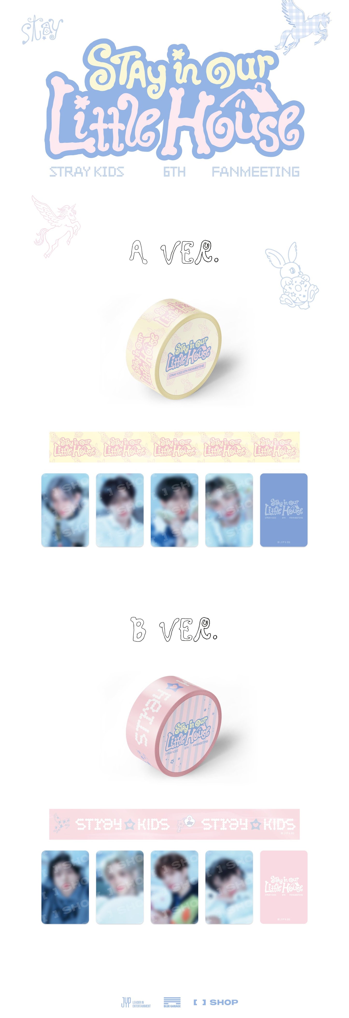 [PRE-ORDER] Box Tape Set - Stray Kids 6th Fanmeeting 'STAY in Our Little House' MD