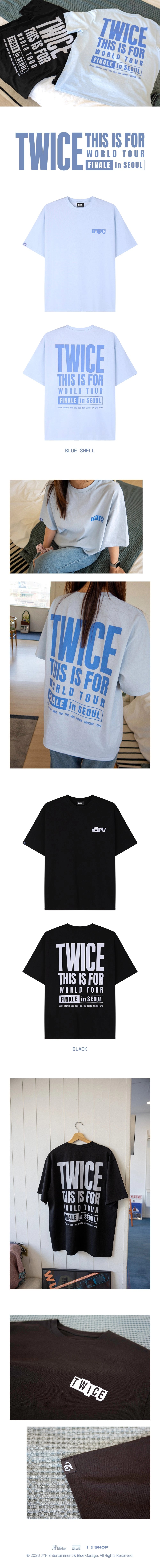[PRE-ORDER] T-Shirt - TWICE 2026 World Tour 'THIS IS FOR' Finale in Seoul MD