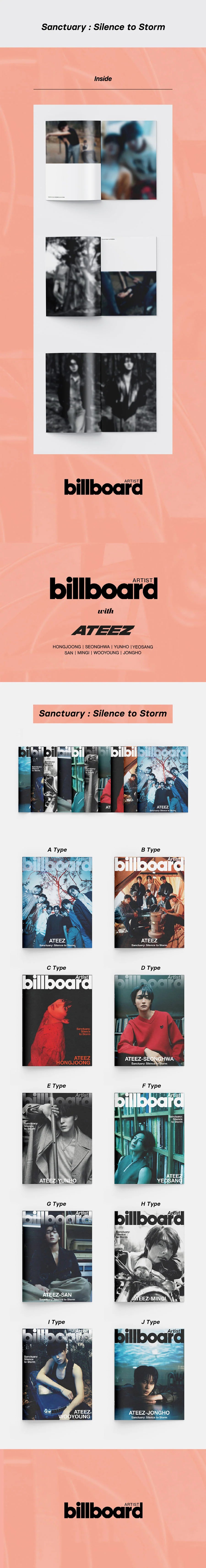 [PRE-ORDER] Billboard Artist Magazine with ATEEZ [ATEEZ 'In Your Fantasy' in Asia & Australia MD]