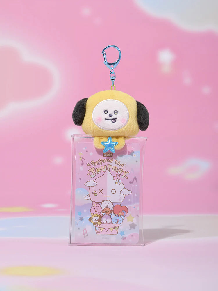 Clear Plush Pouch Keyring - BT21 Beyond the Journey