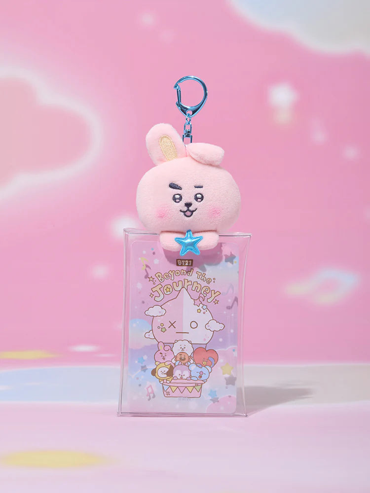 Clear Plush Pouch Keyring - BT21 Beyond the Journey