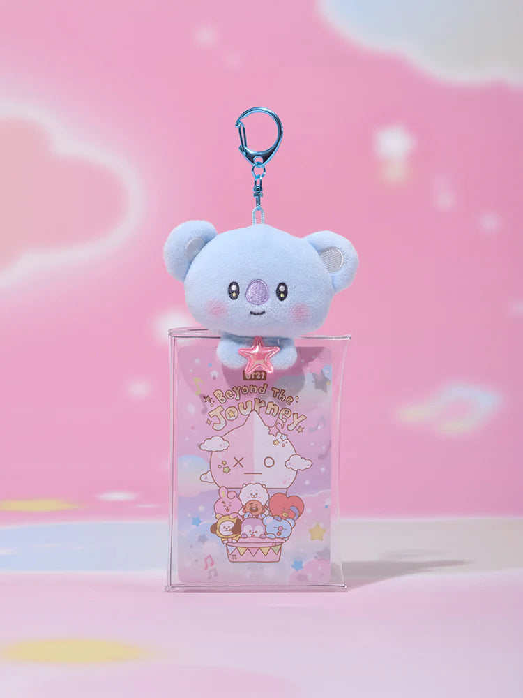 Clear Plush Pouch Keyring - BT21 Beyond the Journey