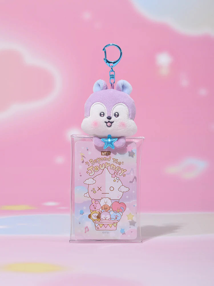 Clear Plush Pouch Keyring - BT21 Beyond the Journey