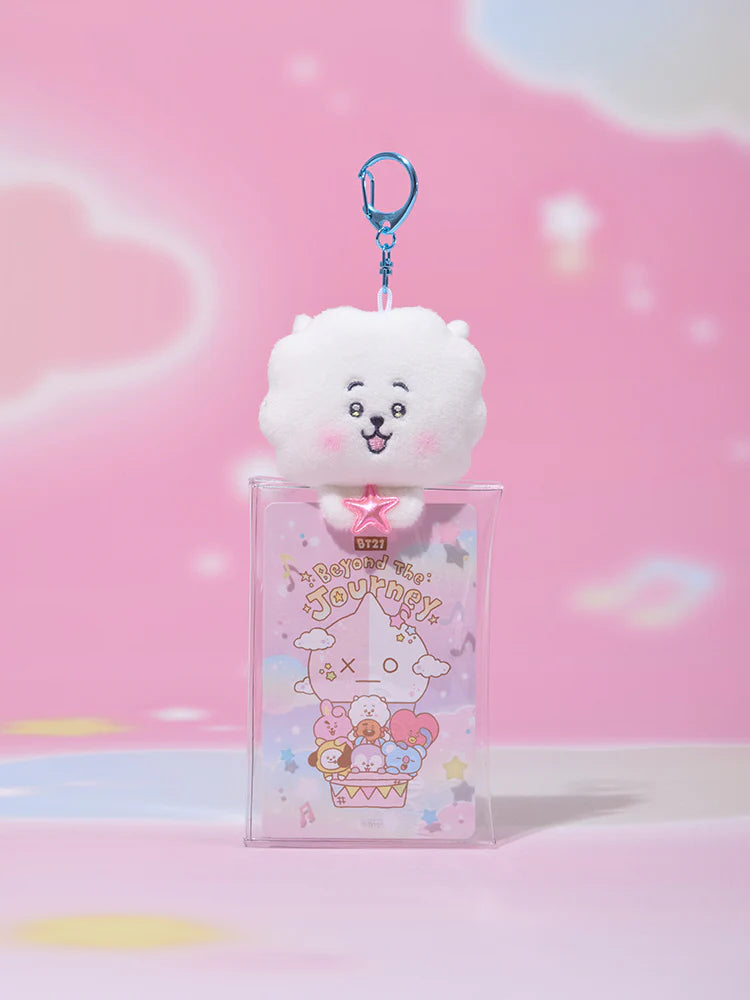 Clear Plush Pouch Keyring - BT21 Beyond the Journey