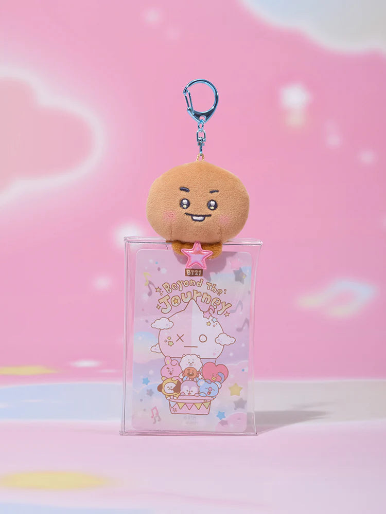 Clear Plush Pouch Keyring - BT21 Beyond the Journey