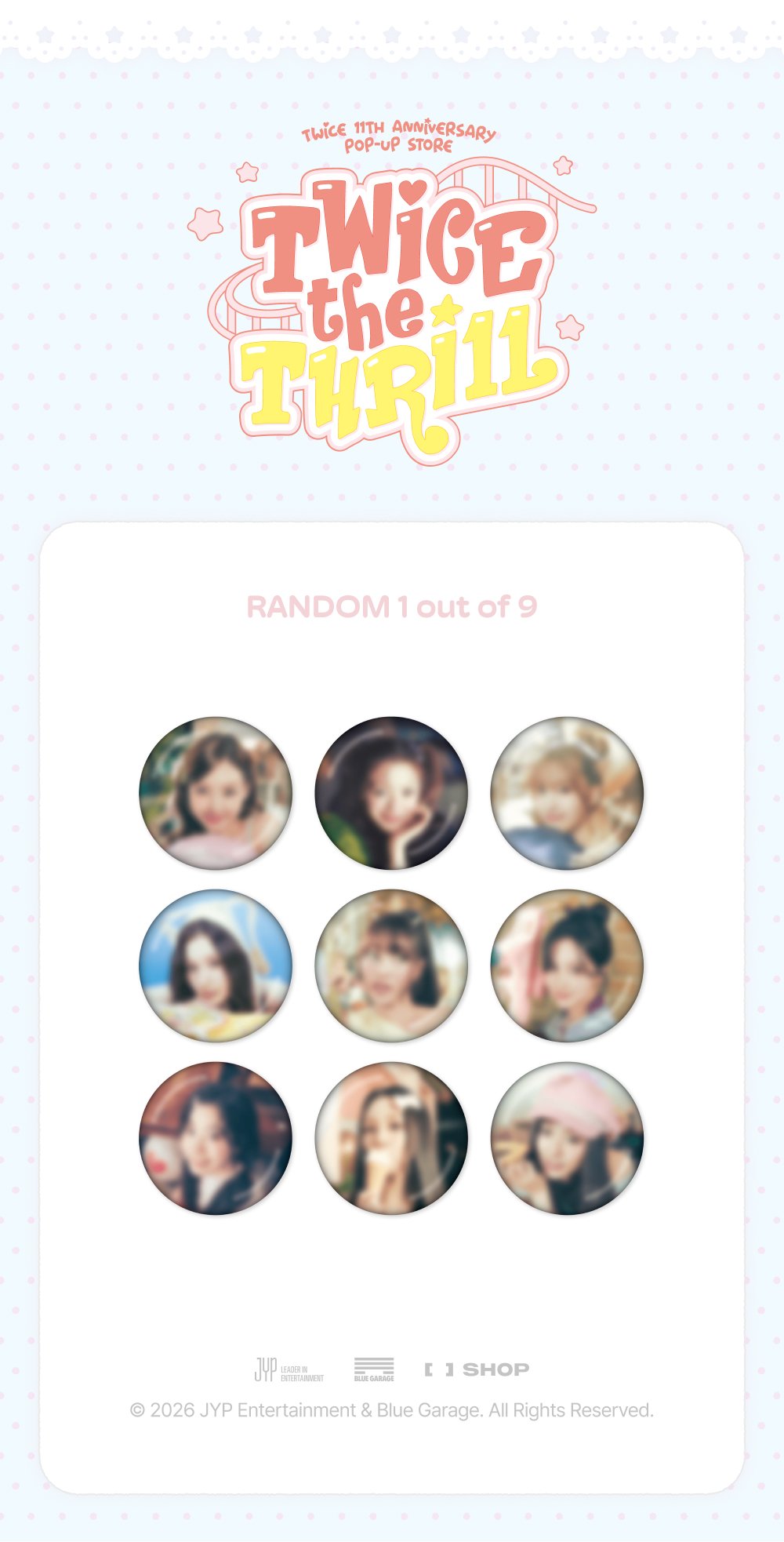 [PRE-ORDER] Secret Can Badge - TWICE THE THRILL Pop Up MD