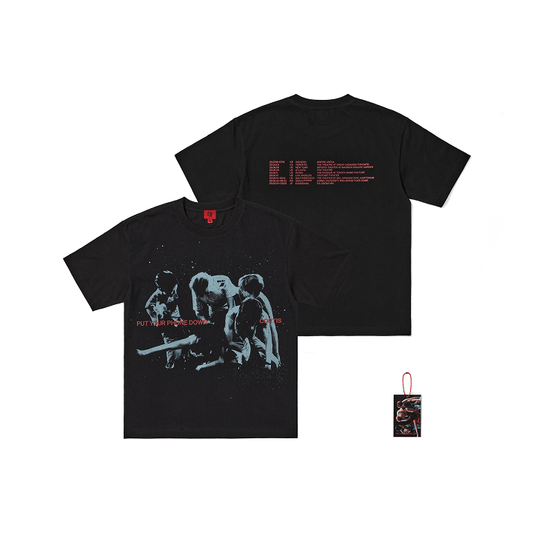 [PRE-ORDER] Tour Routing T-Shirt (Black) - CORTIS 2026 Tour 'Put Your Phone Down' MD
