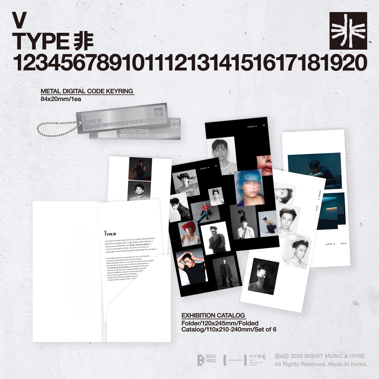 [PRE-ORDER] BTS V [Type 非: ON-SITE IN SEOUL] MD Art Brochure & Digital Code Set
