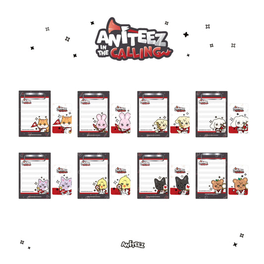 [PRE-ORDER] Mini Clipboard & Memo Pad Set - ATEEZ x ANITEEZ [ANITEEZ in the Calling MD]