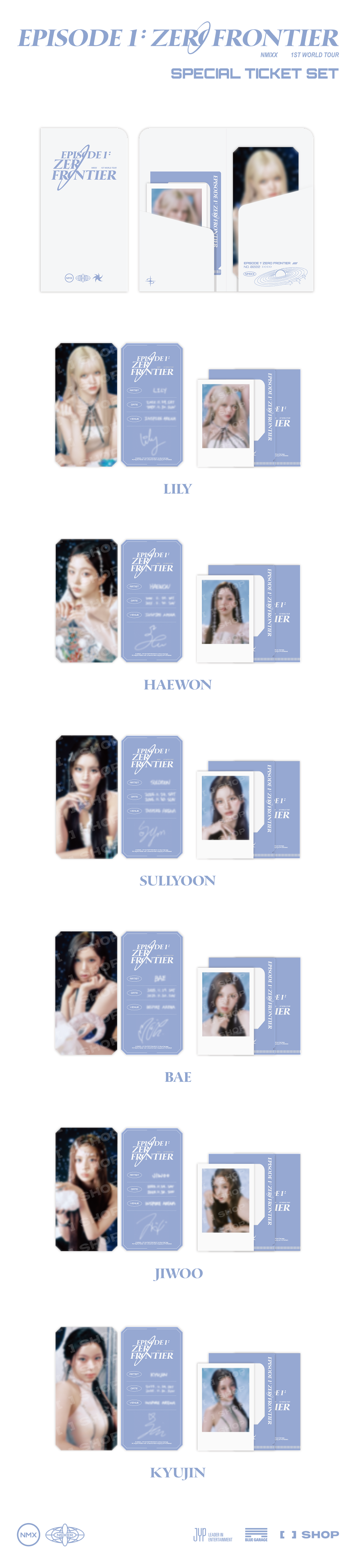 [PRE-ORDER] Special Ticket Set - NMIXX Episode 1: Zero Frontier in Incheon MD