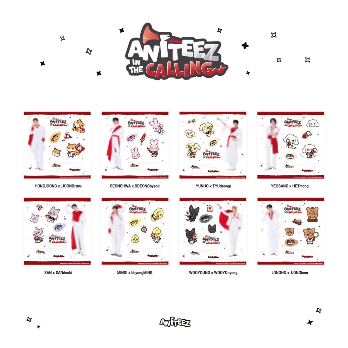 [PRE-ORDER] Acrylic DIY Kit - ATEEZ x ANITEEZ [ANITEEZ in the Calling MD]
