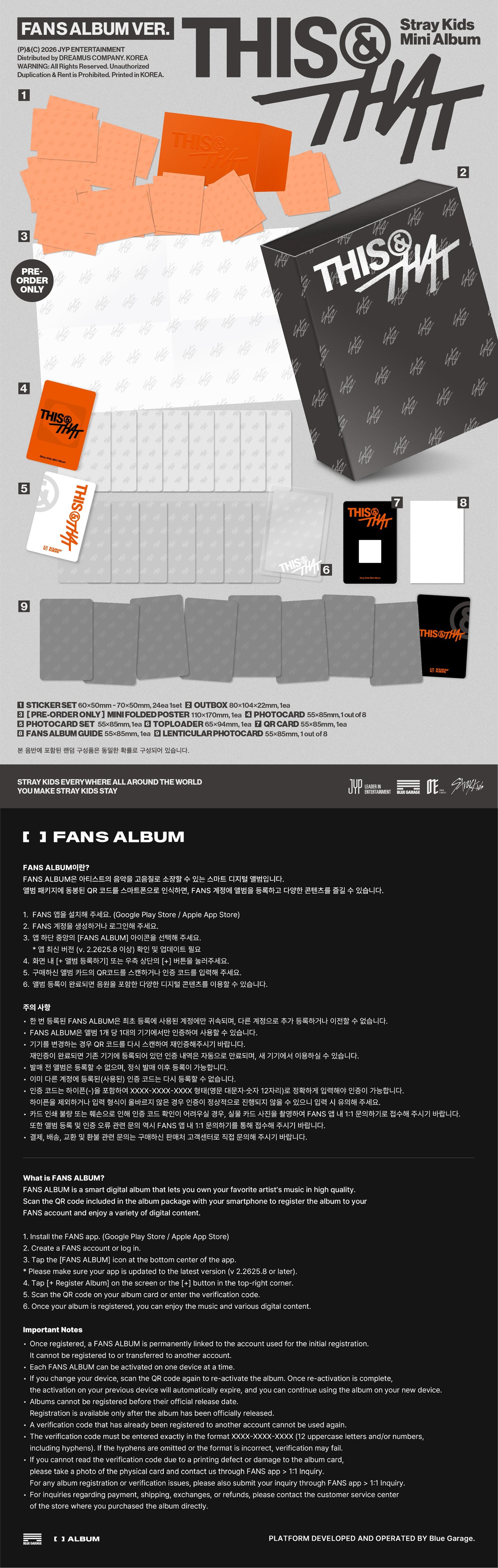 [PRE-ORDER] Stray Kids 10th Mini Album - THIS & THAT (FANS Ver.) (with Pre-Order Benefit Photocard)