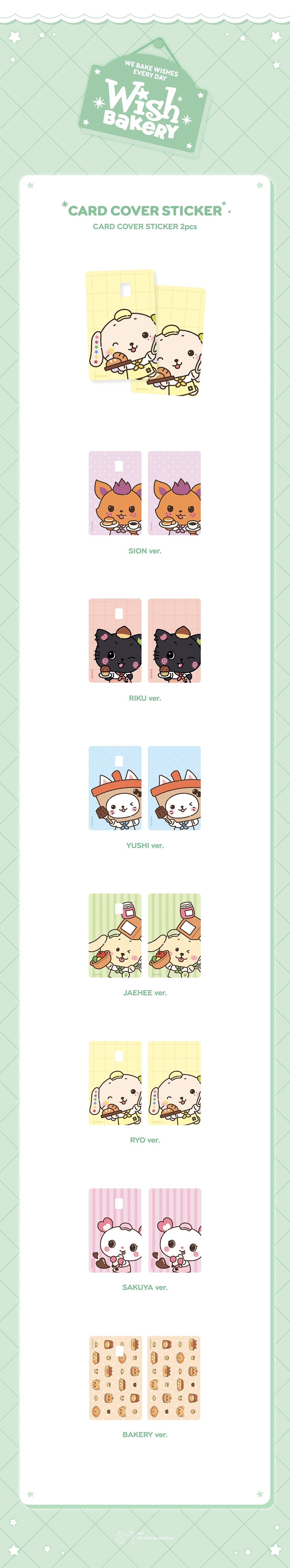 [PRE-ORDER] Card Cover Sticker - NCT Wish 2026 Pop Up [WISH BAKERY] MD