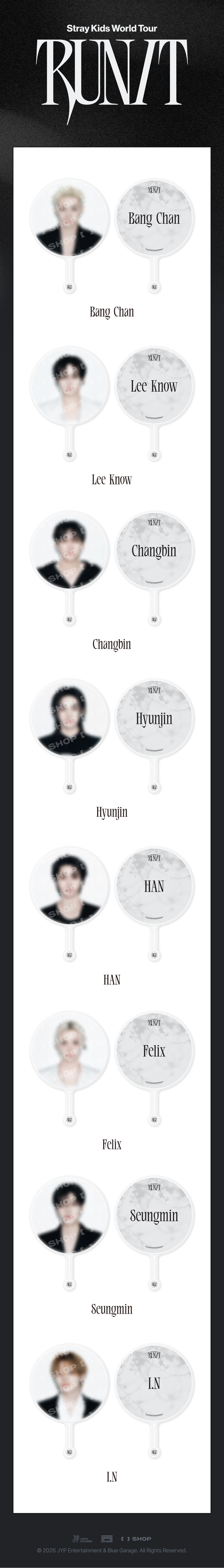 [PRE-ORDER] Image Picket - Stray Kids World Tour 'RUN IT' MD