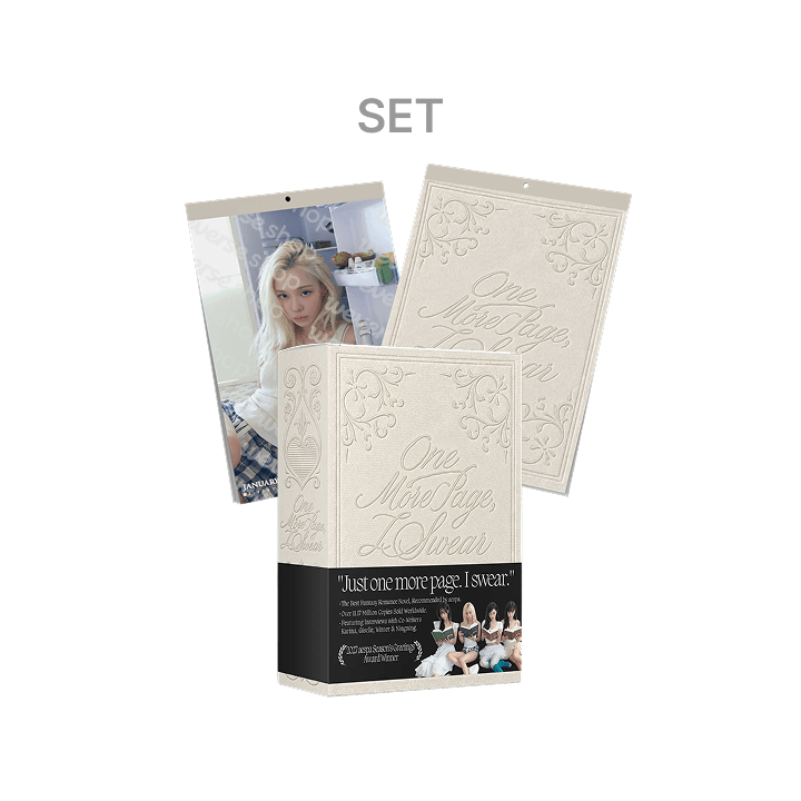 [PRE-ORDER] aespa 2027 Seasons Greetings 'One More Page, I Swear'