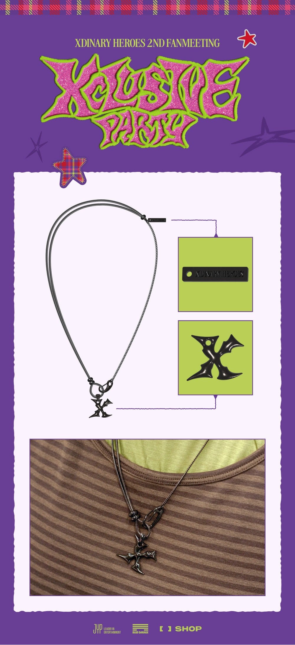 [PRE-ORDER] Necklace - Xdinary Heroes 2nd Fanmeeting Xclusive Party MD