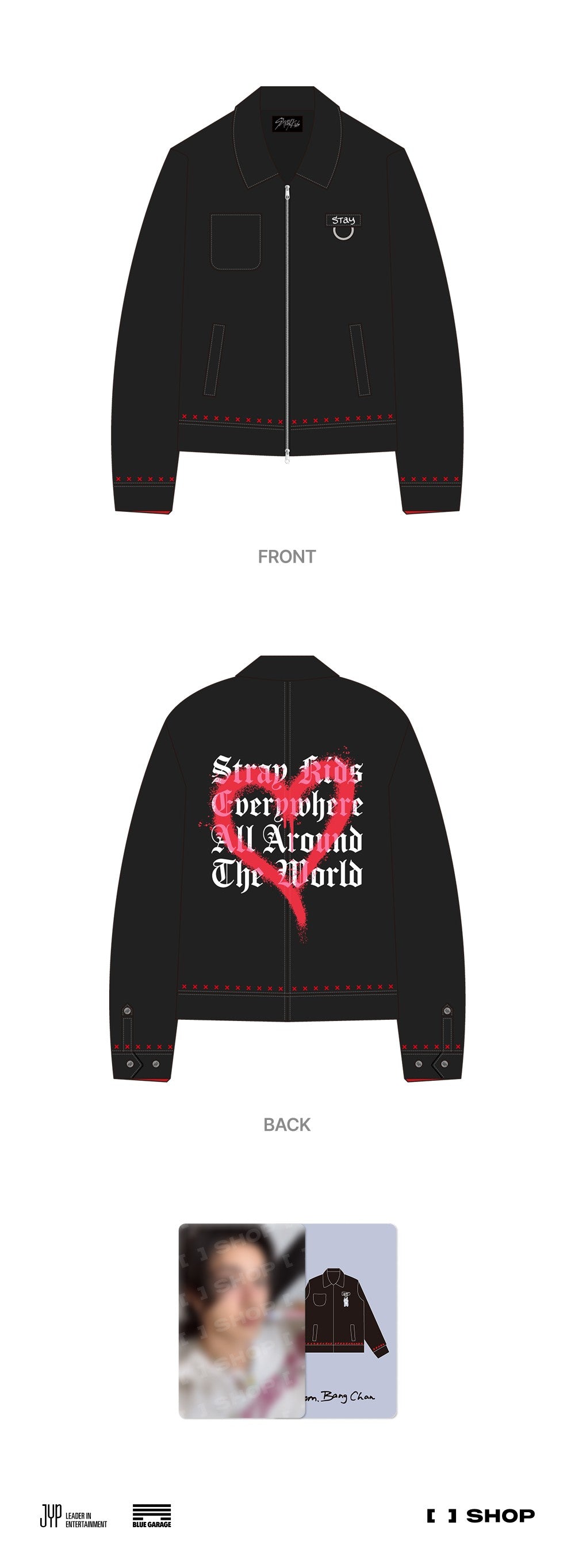 [RESTOCK] Jacket BY BANG CHAN - Stray Kids DominATE CelebrATE Pop-up Store MD