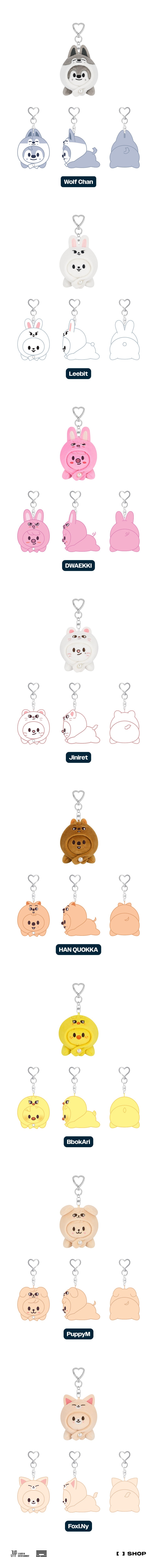 [RESTOCK] SKZOO Keyring Lying Ver.  - Stray Kids DominATE CelebrATE Pop-up Store MD