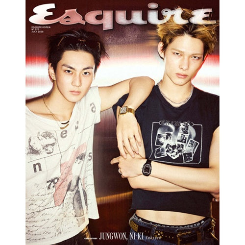 [PRE-ORDER] ENHYPEN Jungwon & Niki ESQUIRE Magazine - July 2026 Issue