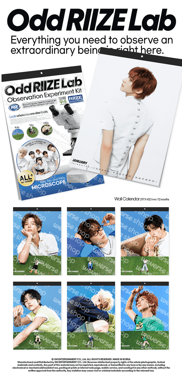 [PRE-ORDER] RIIZE 2027 Seasons Greetings 'Odd RIIZE Lab'