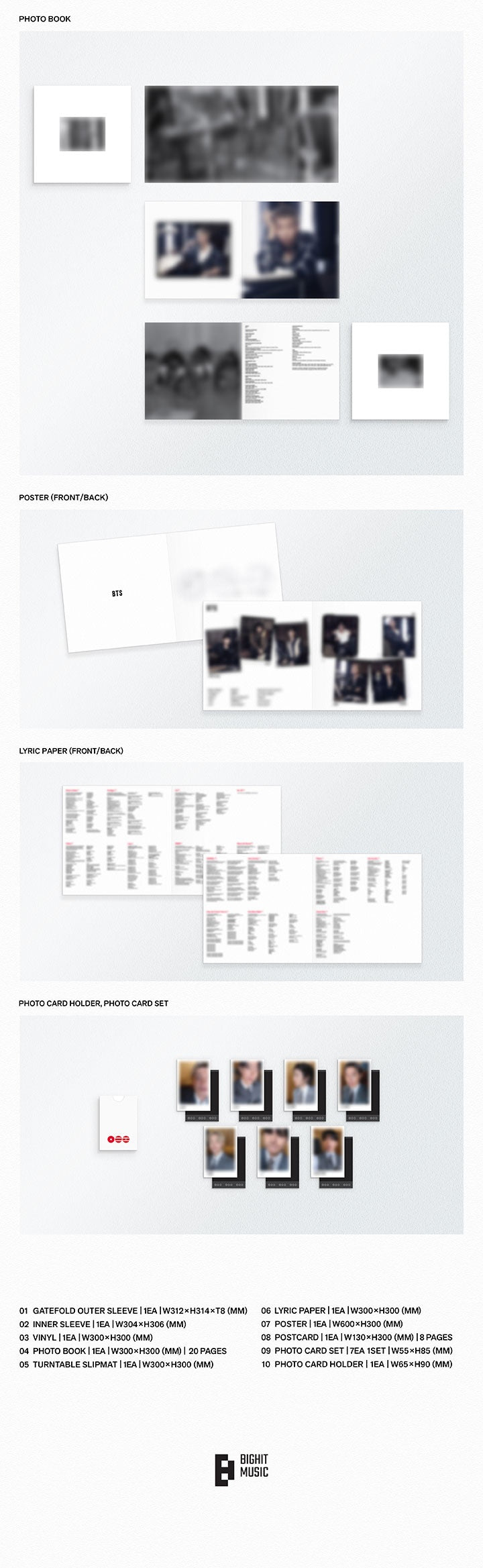 [PRE-ORDER] BTS 5th Album - ARIRANG Deluxe Vinyl (B&W & Color Ver.)