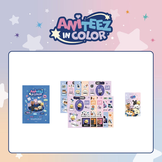 [PRE-ORDER] Retro Sticker Book - ATEEZ X ANITEEZ POP-UP STORE [ANITEEZ IN COLOR] MD
