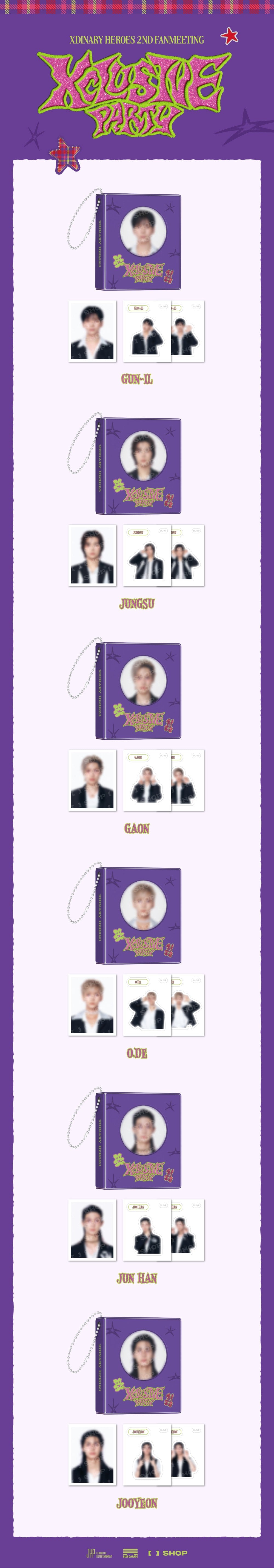 [PRE-ORDER] Mini Collect Book Set - Xdinary Heroes 2nd Fanmeeting Xclusive Party MD