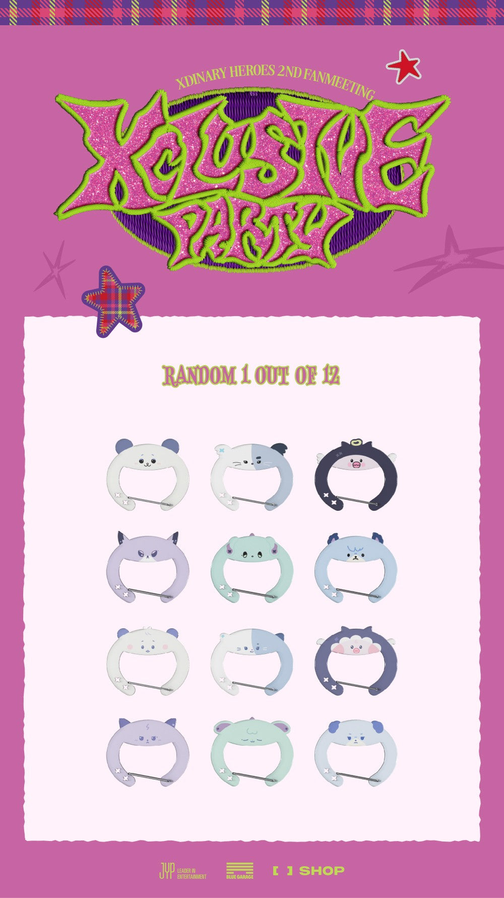 [PRE-ORDER] Xdinary Monsters Secret Acrylic Carabiner - Xdinary Heroes 2nd Fanmeeting Xclusive Party MD