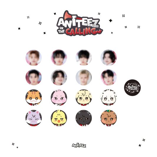 [PRE-ORDER] Random Can Badge - ATEEZ x ANITEEZ [ANITEEZ in the Calling MD]