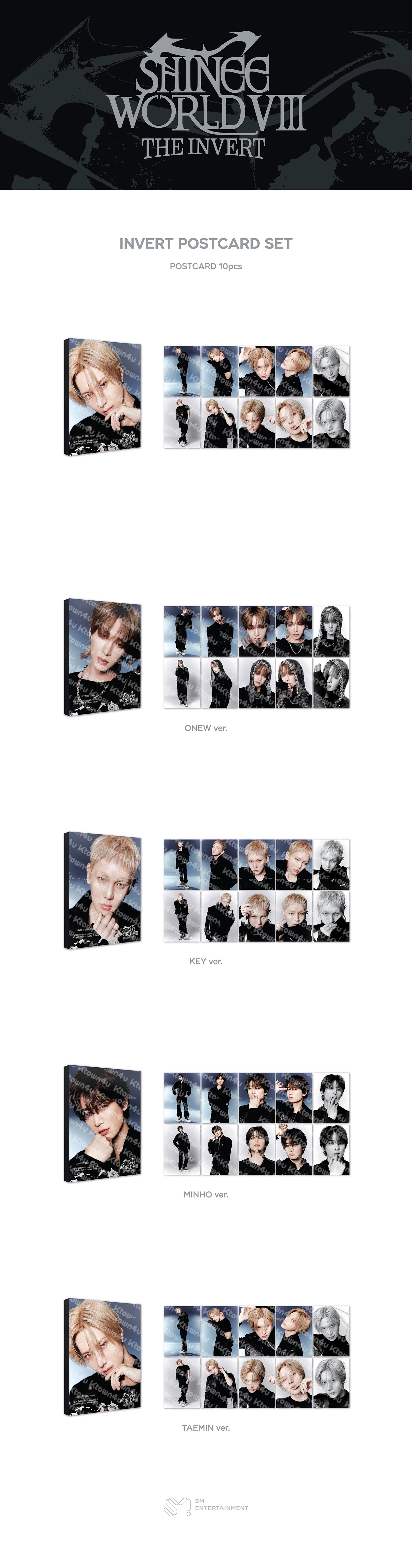 [PRE-ORDER] Invert Postcard Set - SHINee 2026 World Tour [THE INVERT] MD