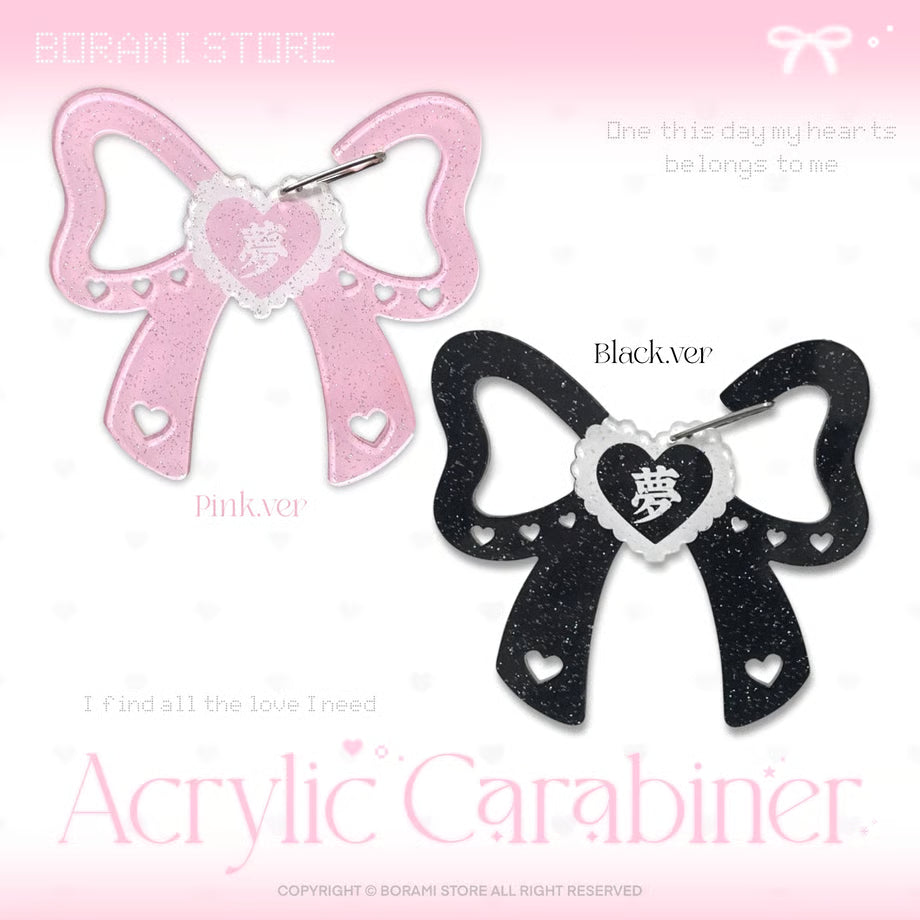 Glitter Carabiner Keychain Yume Ver. - BORAMI Store