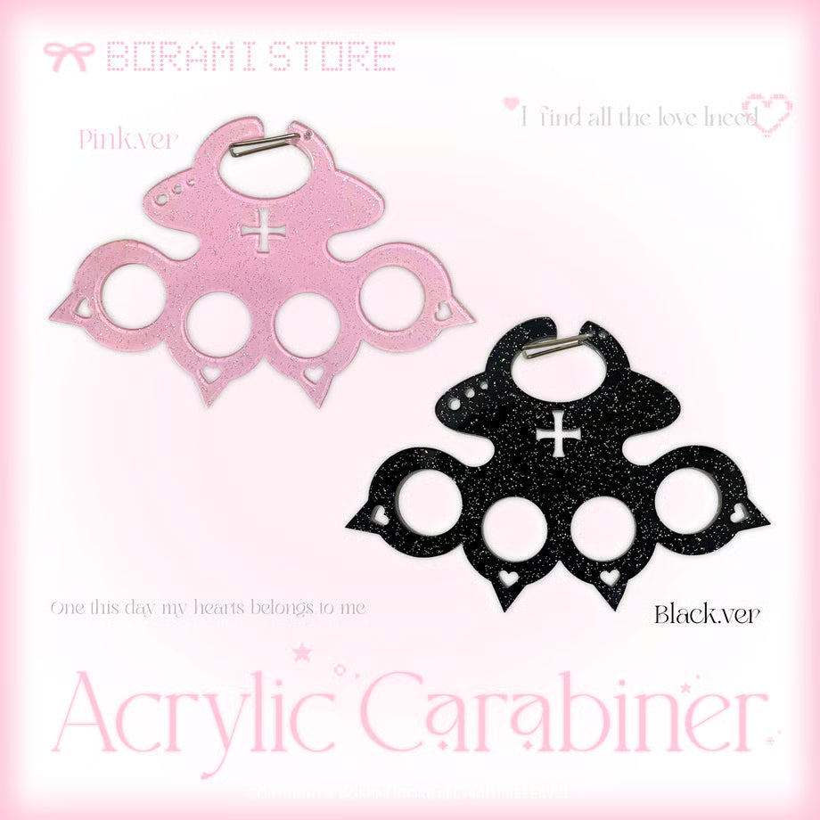 Glitter Carabiner Keychain Neko Paw Ver. - BORAMI Store