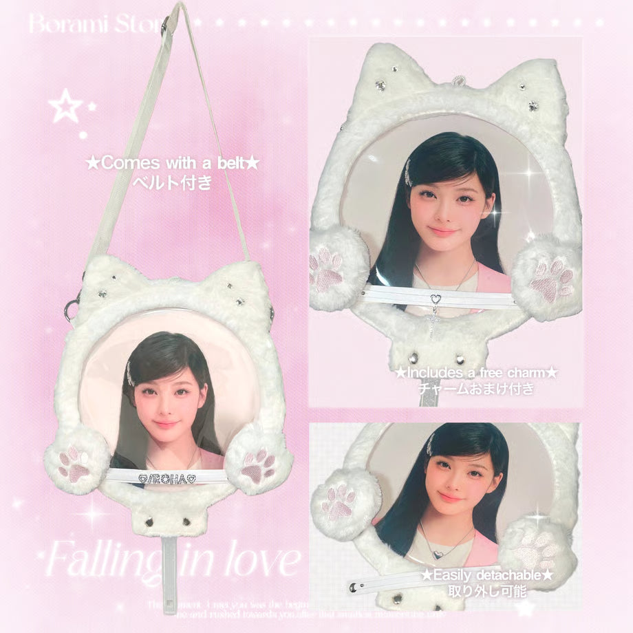 Picket Fan Cover White Cat Ver. - BORAMI Store