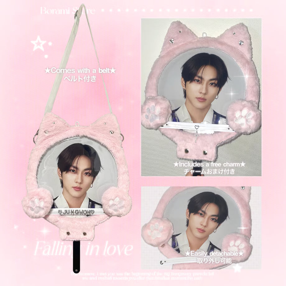 Picket Fan Cover Pink Cat Ver. - BORAMI Store