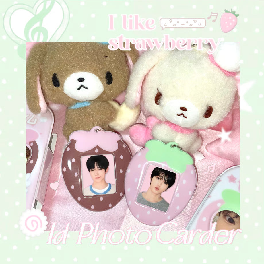 ID Photocard Holder Strawberry Ver. - BORAMI Store