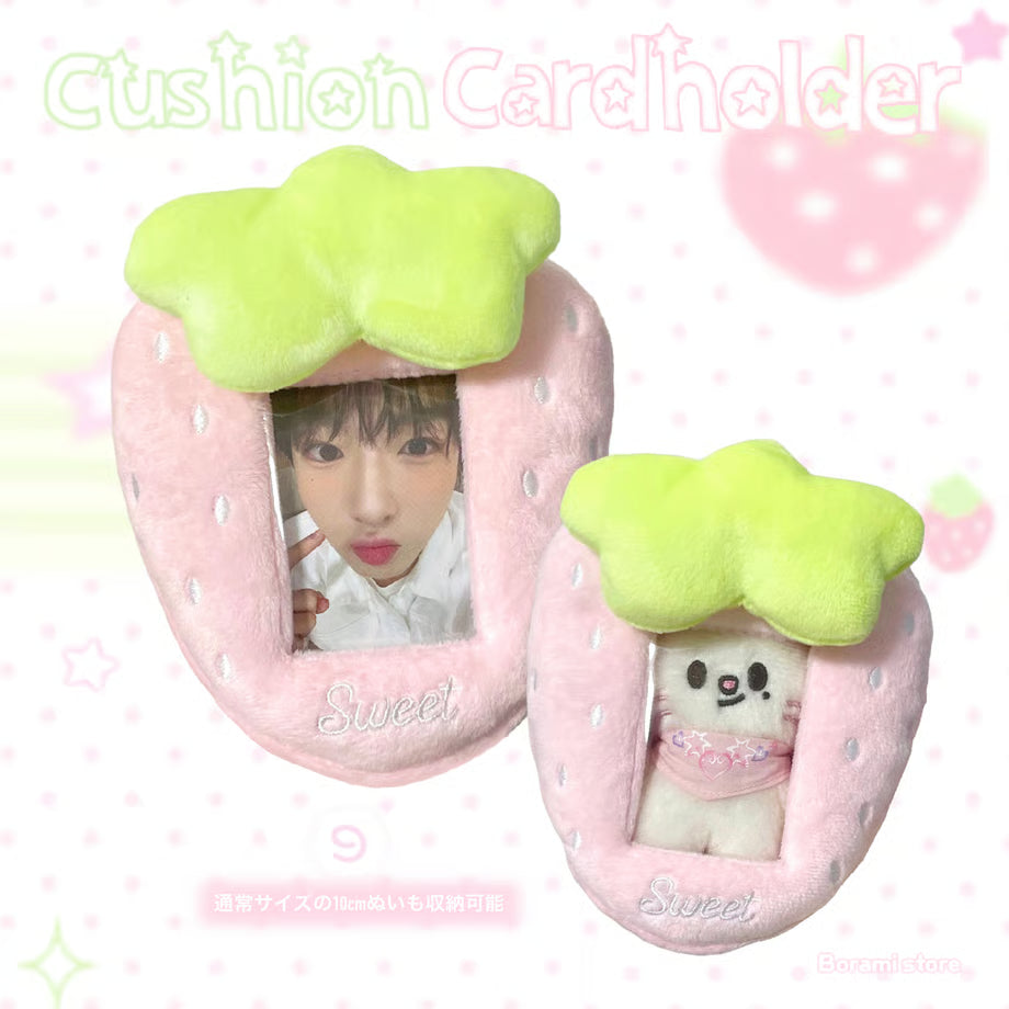 Cushion Photocard Holder Sweet Strawberry Ver. - BORAMI Store (