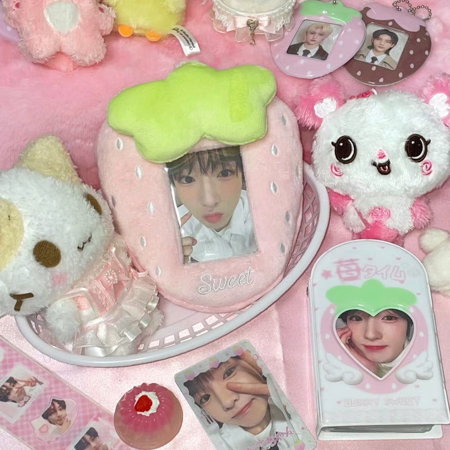 Cushion Photocard Holder Sweet Strawberry Ver. - BORAMI Store (