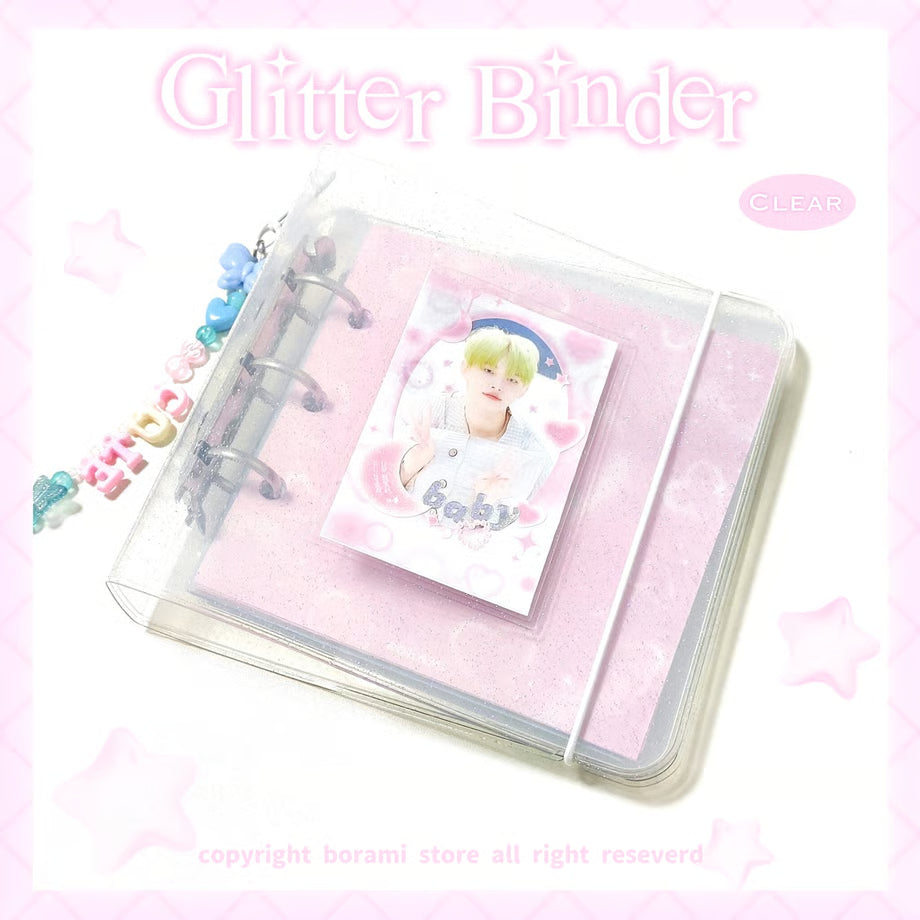 Clear Glitter Binder - BORAMI Store