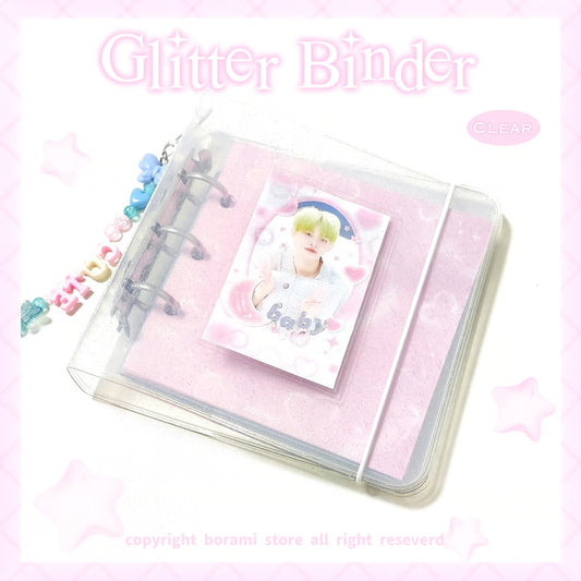 Clear Glitter Binder - BORAMI Store