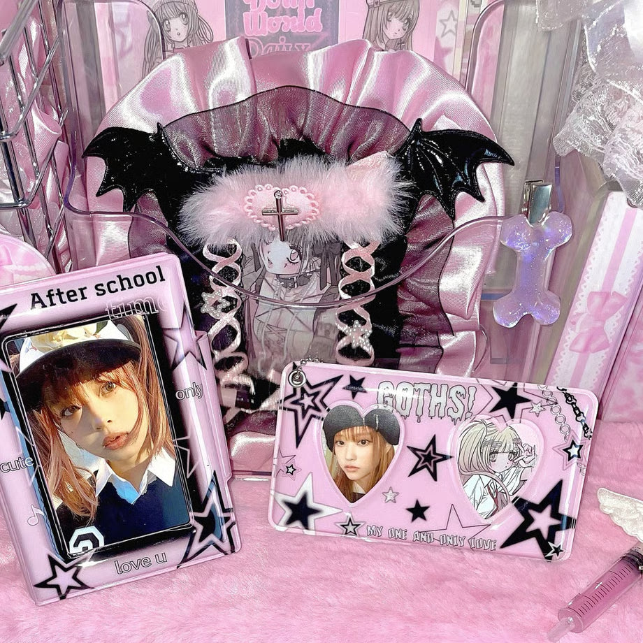 Mini ID Photocard Holder Goths Ver. - BORAMI Store