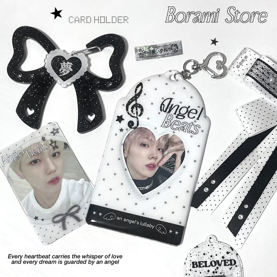 Photocard Holder Angel Beats Black Ver. - BORAMI Store